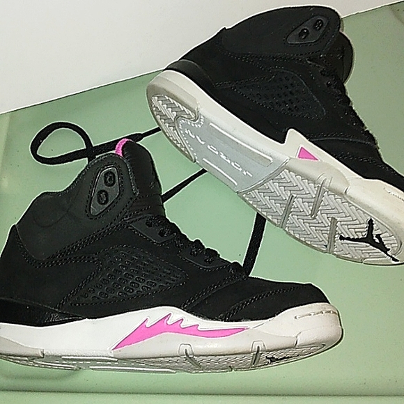 MUST SEE! Like New 2017 Kids Nike Jordan Retro 5 Pre-school kids 11c sneakers - Picture 13 of 16